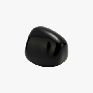Oval Black Perfume Bottle Cap