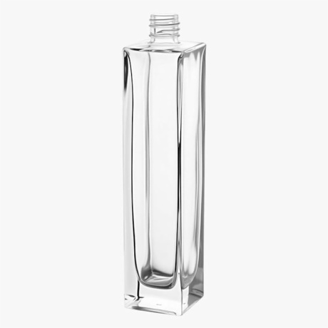 Rectangle 80ml Tall & Slim Glass Perfume Bottle