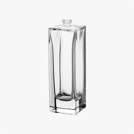 Rectangle Clear 60ml Glass Perfume Bottle