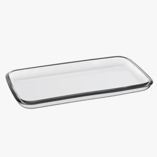 rectangular glass plate
