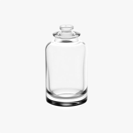 Round 50ml Custom Clear Spray Perfume Bottle