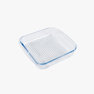 Simple Glass Baked Pizza Tray