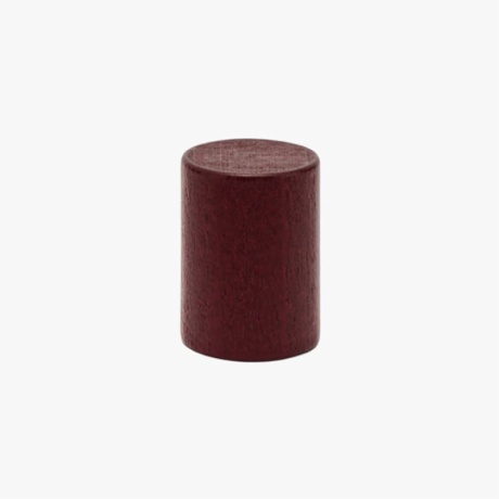 Slim Red-Brown Wooden Perfume Bottle Cap