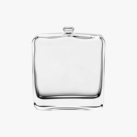 Square 80ml Transparent Fragrance Glass Bottle