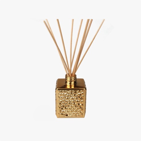 square gold diffuser bottle