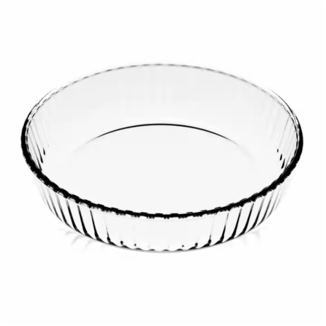 2100ml 10inch borosilicate glass pie dish oven safe