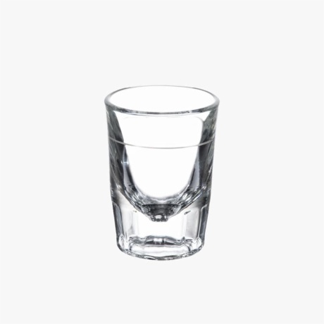 2oz Fluted Shot Glass with 1oz Pour Line