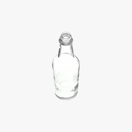 10oz Clear Glass Woozy Bottle