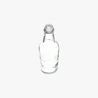 10oz Clear Glass Woozy Bottle