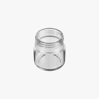 2oz Child Resistant C-Class Jar with Plastic Wood Finish Lid