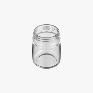 3oz Child Resistant C-Class Jar with Plastic Shiny White Lid