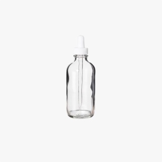4 Ounce Clear Boston Round Bottle