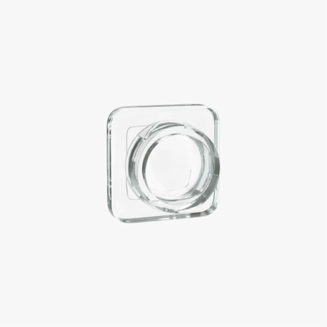 5ml Square Clear Glass Child Resistant Concentrate Jar