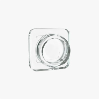 9ml Square Child Resistant Clear Glass Concentrate Jar