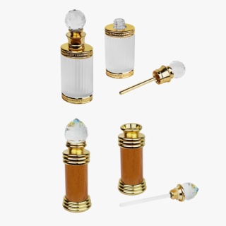 empty perfume bottles with droppers