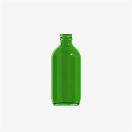 green stubby bottle