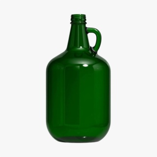 3 Liter Champagne Green Glass Jug