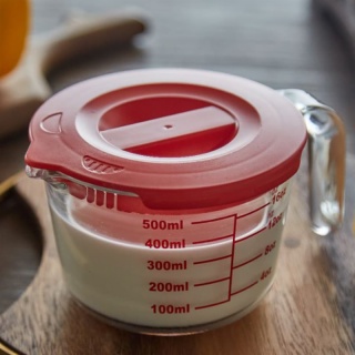 Scale High Borosilicate Glass Measuring with PP Lid