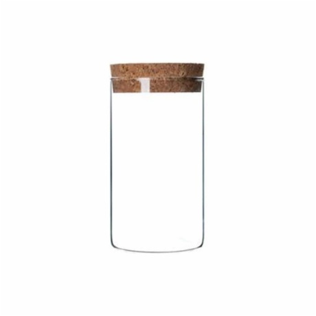 300ml Wide Mouth Glass Jar with Cork Lid