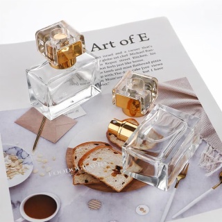 30ml Clear Square Spray Pump Fragrance Bottle