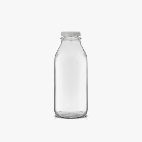 32 oz glass milk bottle