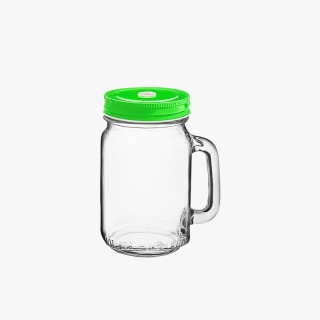 32oz mason jar with green lid1