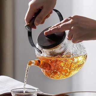 34oz Borosilicate Glass Teapot