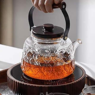 34oz Borosilicate Glass Teapot