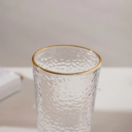 350ml Pebble Textured Drinking Glass