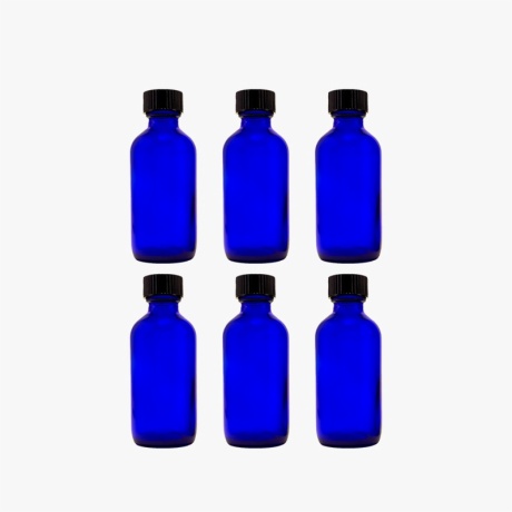 cobalt blue medicine bottles