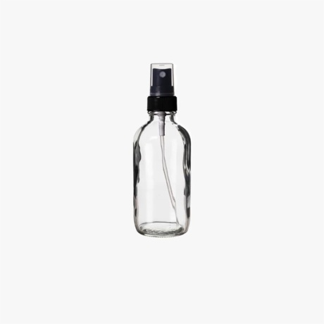 4 Ounce Clear Boston Round Bottle