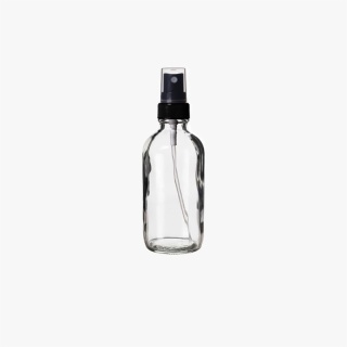 4 Ounce Clear Boston Round Bottle