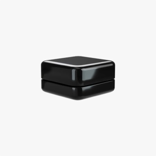 5ml Square Solid Black Glass Child Resistant Concentrate Jar
