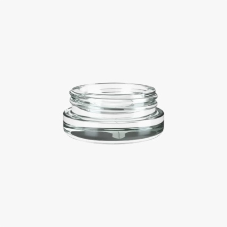 9ml Child Resistant Clear Glass Concentrate Jar