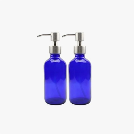 lotion bottles with metal pump