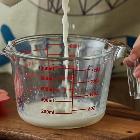 Scale High Borosilicate Glass Measuring with PP Lid