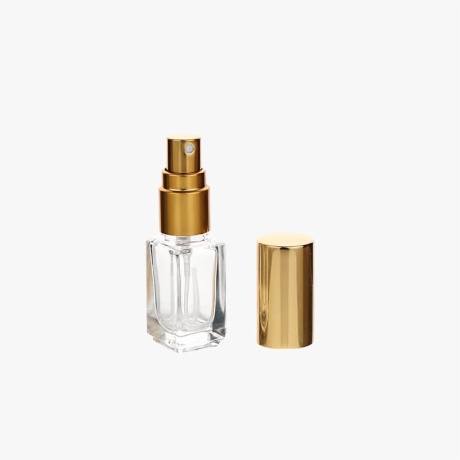 Square Perfume Sample Glass Spray Bottle