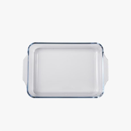 Clear Rectangular 3 Quart Baking Dish with Handle