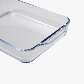 Clear Rectangular 3 Quart Baking Dish with Handle