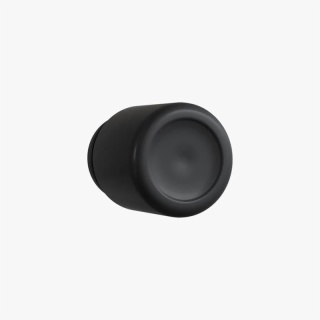 3oz Matte Black Child Resistant C-Class Jar with Plastic Matte Black Lid