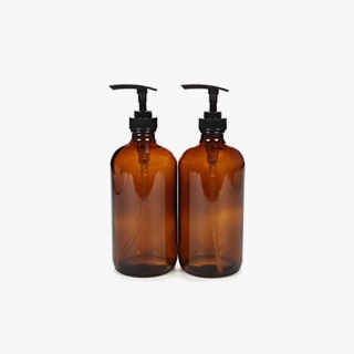 amber lotion bottles with pump