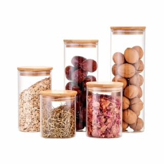 500ml borosilicate glass containers for kitchen