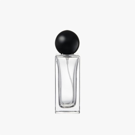 50ml black ball lid perfume bottle