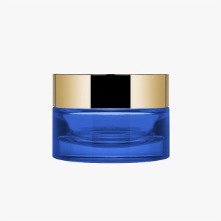 50ml Blue Glass Cream Jar