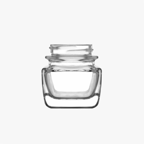 50ml Clear Cream Jar Glass 