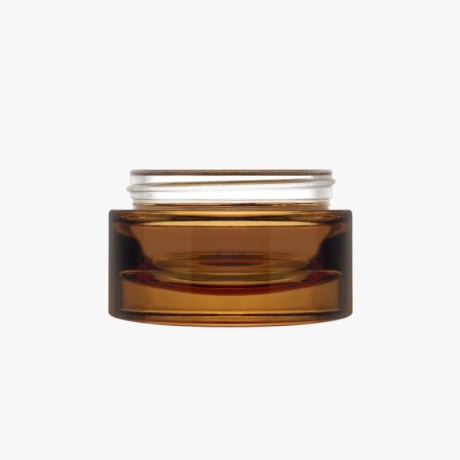 50ml Luxurious Amber Glass Cream Jar