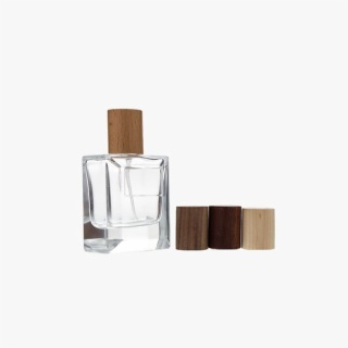 50ml Perfume Spray Bottle with Wood Lid