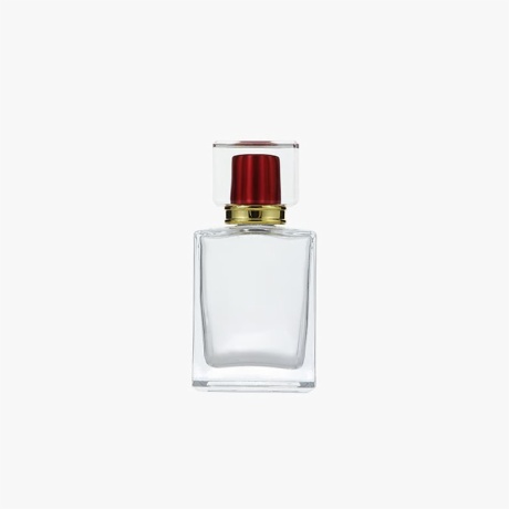 50ml Square Glass Refillable Perfume Spray Bottle 