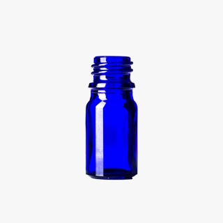 5ml Cobalt Blue Boston Round Bottle