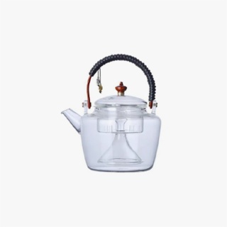 Lead-free Glass Teapot With Strainer